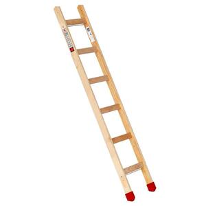 Euroline Holz-Sprossenanlegeleiter Nr. 10101 1 x 6