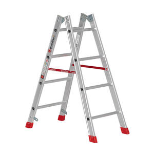 Euroline Alu-Sprossenstehleiter Nr. 305 2 x 4