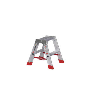 Euroline Alu-Stufenstehleiter Nr. 30577 2 x 2