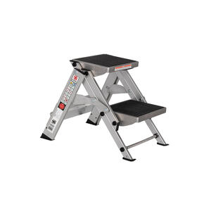 Euroline Alu-Sicherheitstreppe klappbar ohne Sicherheitsbügel Nr. 333 1 x 2