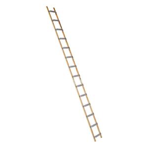 Euroline Holz/Alu-Dachdeckerauflegeleiter Nr. 11102 1 x 14 Dachleiter
