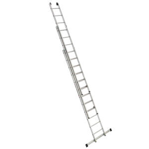 Euroline Alu-Schiebeleiter 3-teilig Nr. 303 3 x 12