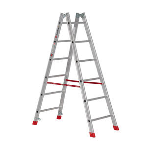 Euroline Alu-Sprossenstehleiter Nr. 305 2 x 6