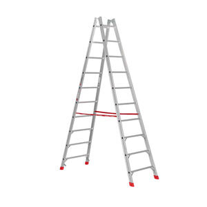Euroline Alu-Sprossenstehleiter Nr. 305 2 x 10