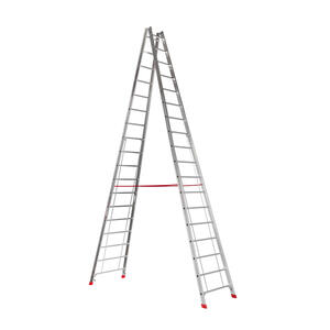 Euroline Alu-Sprossenstehleiter Nr. 305 2 x 18