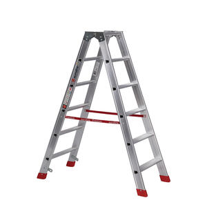 Euroline Alu-Stufenstehleiter Nr. 30577 2 x 6