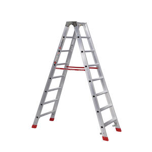 Euroline Alu-Stufenstehleiter Nr. 30577 2 x 8