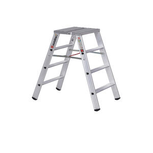 Euroline Alu-Stufenstehleiter breit Nr. 30581 2 x 4