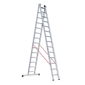 Euroline Alu-Mehrzweckleiter 2-teilig Nr. 306 2 x 14