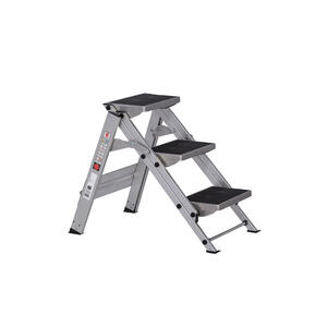 Euroline Alu-Sicherheitstreppe klappbar ohne Sicherheitsbügel Nr. 333 1 x 3