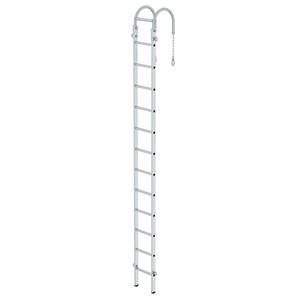 Günzburger Steigtechnik Sprossen-Mast-Hängeleiter 3,82m 12 Sprossen