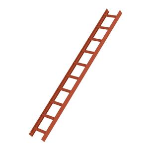 Günzburger Steigtechnik Dachleiter Rot 10 Sprossen