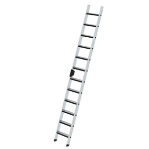 Günzburger Steigtechnik Stufen-Anlegeleiter mit relax step® ohne Traverse 12 Stufen