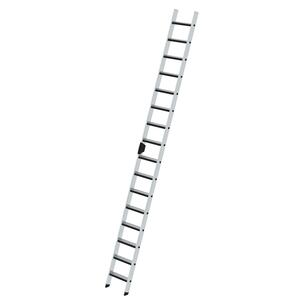 Günzburger Steigtechnik Stufen-Anlegeleiter mit relax step® ohne Traverse 16 Stufen