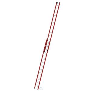 Günzburger Steigtechnik Sprossen-Seilzugleiter 2-teilig GFK/Alu ohne Traverse