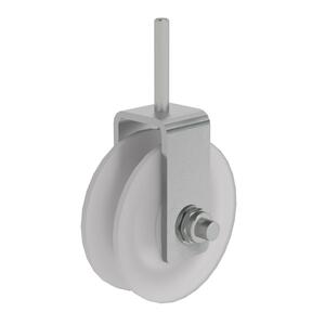 Günzburger Steigtechnik Seilrolle für 2- und 3-teilige Seilzugleitern