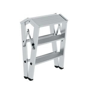 Günzburger Steigtechnik Klapppodest beidseitig begehbar 2x3 Stufen