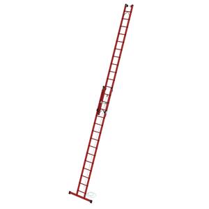 Günzburger Steigtechnik Sprossen-Seilzugleiter 2-teilig GFK mit Standard-Traverse