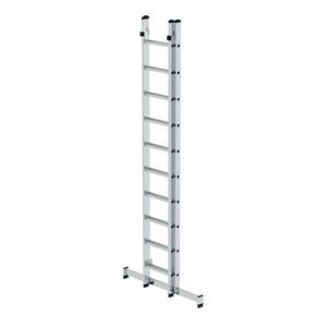 Günzburger Steigtechnik Mehrzweckleiter 2-teilig mit nivello®-Traverse 2x10 Sprossen