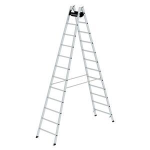 Günzburger Steigtechnik Sprossen-Stehleiter 2x12 Sprossen