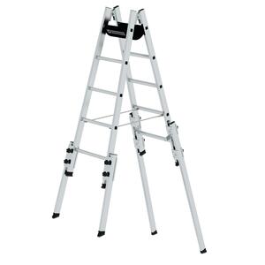 Günzburger Steigtechnik Sprossen-Stehleiter treppengängig