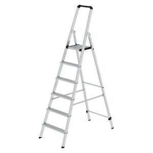 Günzburger Steigtechnik ML Stufen-Stehleiter einseitig begehbar