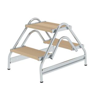 Günzburger Steigtechnik Arbeitspodest beidseitig begehbar Holz