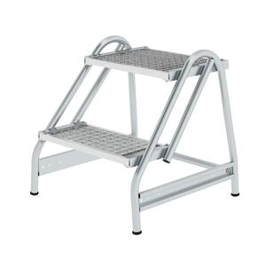 Günzburger Steigtechnik Arbeitspodest einseitig begehbar Stahl-Gitterrost