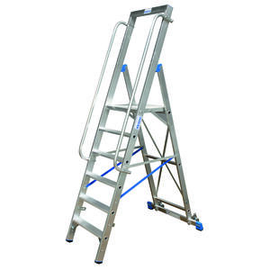 Krause STABILO Stufen-StehLeiter mit großer Standplattform