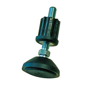 Krause STABILO Höhenverstellbare Fußplatten mit Gummiauflage (4 Stück)