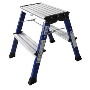 Krause MONTO Doppel-KlappTritt Rolly, Blau