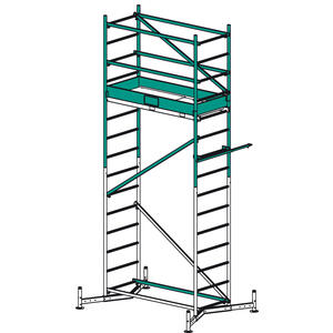 Krause Climtec Alu-ArbeitsGerüst  1. Aufstockung Arbeitshöhe ca. 5,00 m