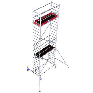 Krause STABILO FahrGerüst Serie 10, Feldlänge 2,50 m, Arbeitshöhe ca. 7,40 m