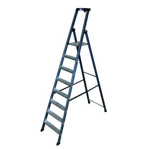 Krause MONTO Stufen-Stehleiter SePro S eloxiert 8 Stufen