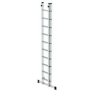 Günzburger Steigtechnik Sprossen-Schiebeleiter 2-teilig mit Standard-Traverse 2x10 Sprossen