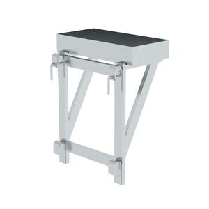 Günzburger Steigtechnik Ablageschale für Geländer 600x100x300