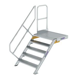 Günzburger Steigtechnik Treppe mit Plattform 45° Stufenbreite 1000mm