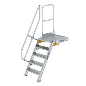 Günzburger Steigtechnik Treppe mit Plattform 60° Stufenbreite 600mm