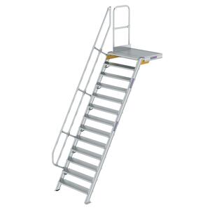 Günzburger Steigtechnik Treppe mit Plattform 60° Stufenbreite 1000mm