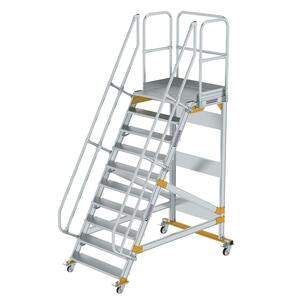 Günzburger Steigtechnik Plattformtreppe fahrbar 60° Stufenbreite 1000mm