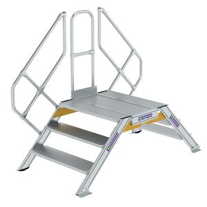 Günzburger Steigtechnik Überstieg 45° Stufenbreite 1000mm