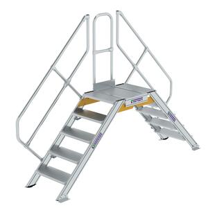 Günzburger Steigtechnik Überstieg 45° Stufenbreite 600mm