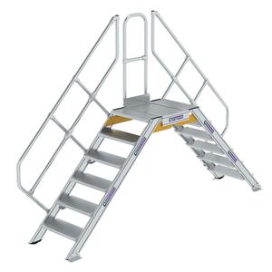 Günzburger Steigtechnik Überstieg 45° Stufenbreite 600mm