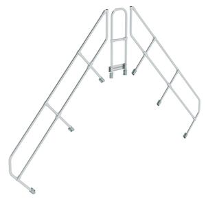 Günzburger Steigtechnik Überstieg 45° zweiter Handlauf