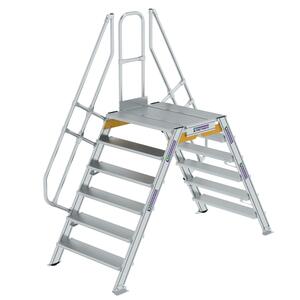 Günzburger Steigtechnik Überstieg 60° Stufenbreite 1000mm 6 Stufen