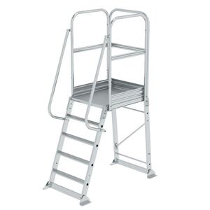 Günzburger Steigtechnik Plattformleiter stationär