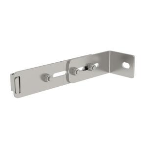 Günzburger Steigtechnik Wandhalter m. Klemmbügel, verstellbar 215-275mm, Edelstahl