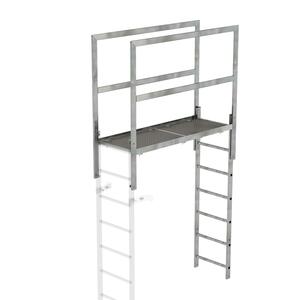 Günzburger Steigtechnik Attika-Überstieg Stahl verzinkt Sonderlänge