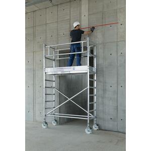 Günzburger Steigtechnik Rollgerüst 0,75x3,0 m mit PF im 2-m-Abstand & Fahrbalken