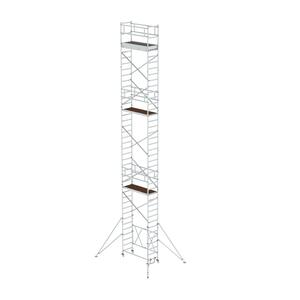 Günzburger Steigtechnik Klappgerüst 0,75 x 1,80 m mit Ausleger Plattformhöhe 10,80 m